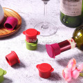 Pezas creativas de tapón de botella de viño de silicona para promoción